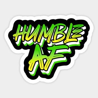 Humble AF Alcoholic Addict Recovery Sticker